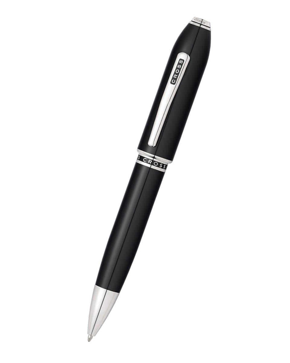 Cross Peerless 125 Obsidian Black Lacquer Ballpoint Pen – The Pen Shop